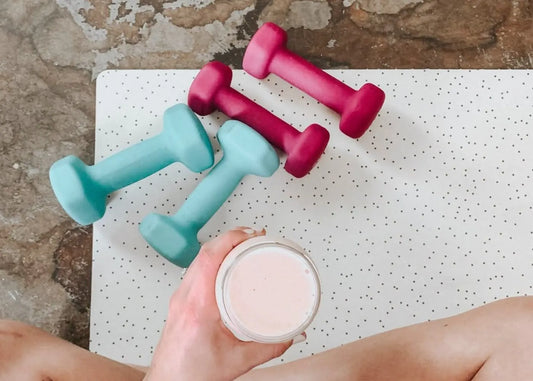 Healthy meal with balanced nutrients for fitness