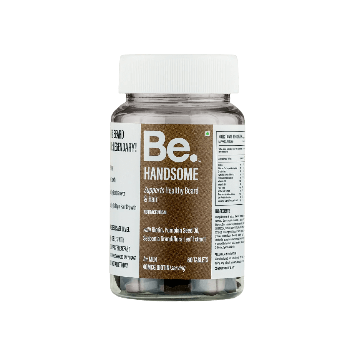 Be. Handsome supplement for men’s grooming and confidence